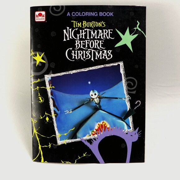 Disney | Other | New 993 Nightmare Before Christmas Coloring Book ...